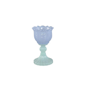 Teelichthalter – Blumendesign, Fußform, Glasmaterial, Flieder – Leila | PTMD