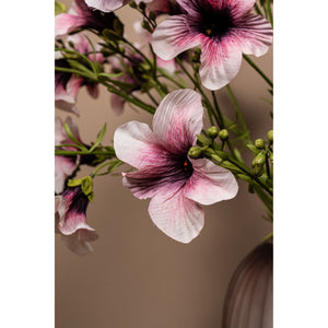 Gartenblume – Violetter Petunienzweig aus Polyestergewebe | PTMD