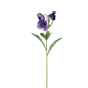 Mohnblume - Violetter Himalaya Mohn Spray, Polyesterstoff, Halbhändig gefertigt | PTMD