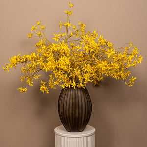 Orchid Flower - Yellow Wild Orchid Spray, Plastic | PTMD