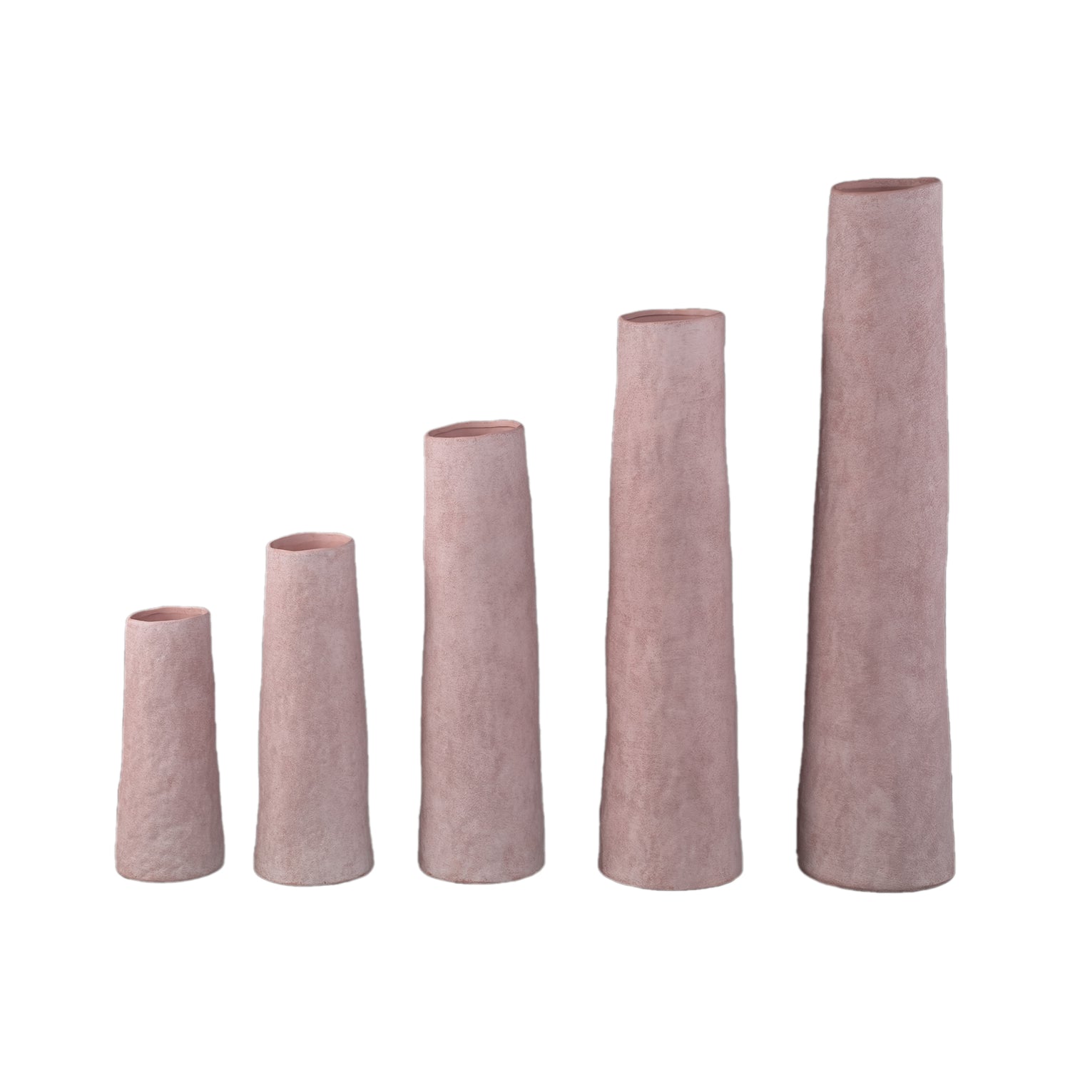 Vase – Straight shape, Pink color, Ceramic material, L – Ardala | PTMD