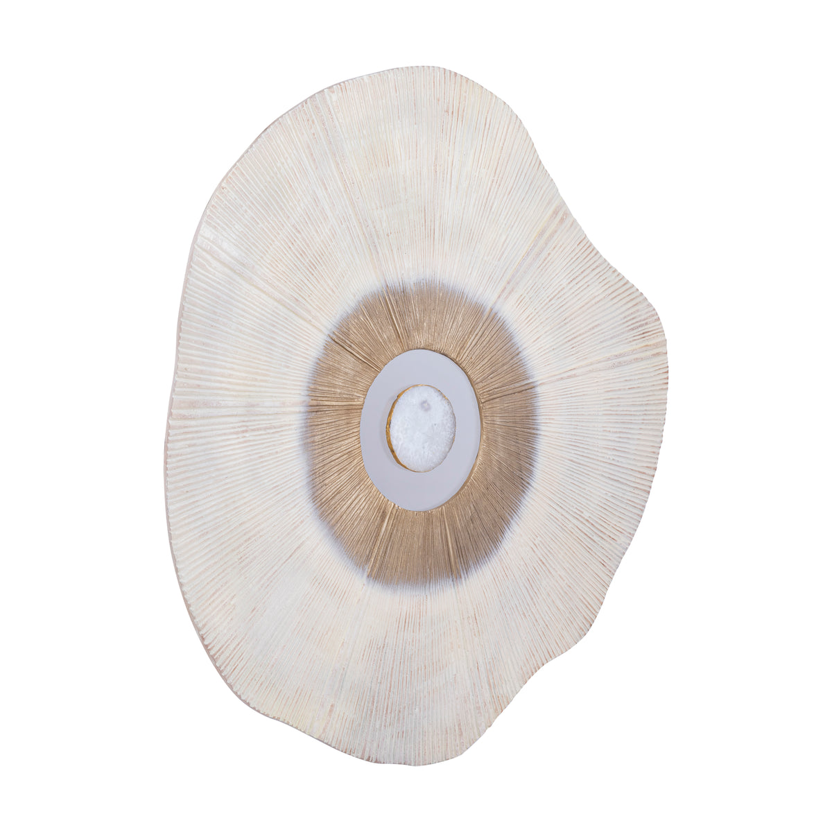 Wandpaneel – Stein Design, Aluminium Material, Beige, L – Rella | PTMD