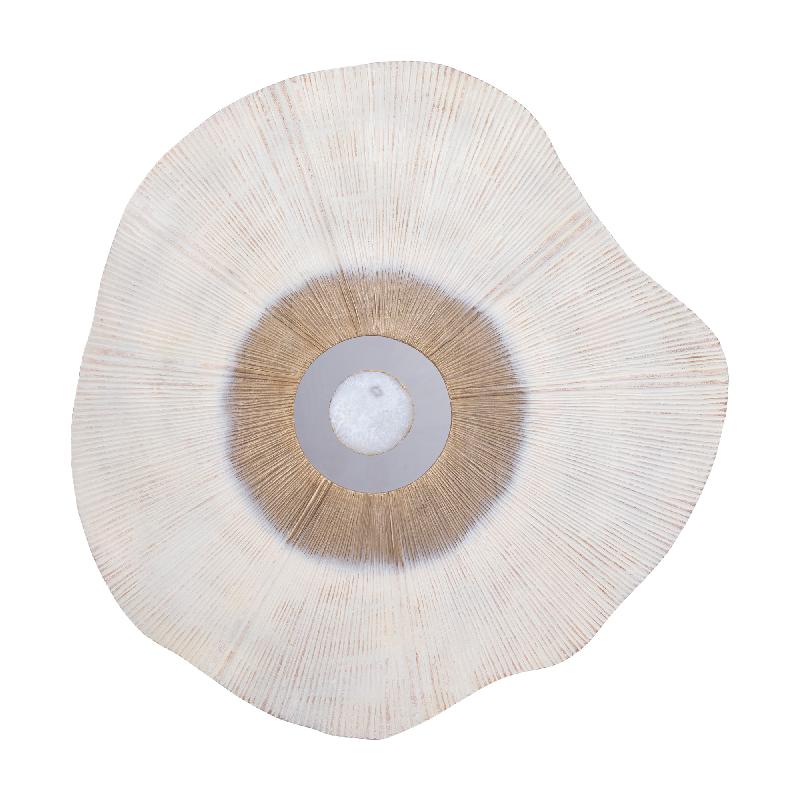 Wandpaneel – Stein Design, Aluminium Material, Beige, L – Rella | PTMD