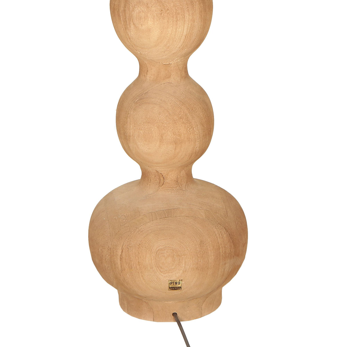 Stehlampe – Glattes Design, Runde Form, Mangoholz, Natur – Altus | PTMD
