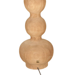 Stehlampe – Glattes Design, Runde Form, Mangoholz, Natur – Altus | PTMD