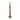 Floor lamp made of mango wood, light brown, round, smooth, curved, handcrafted - Altus | PTMD