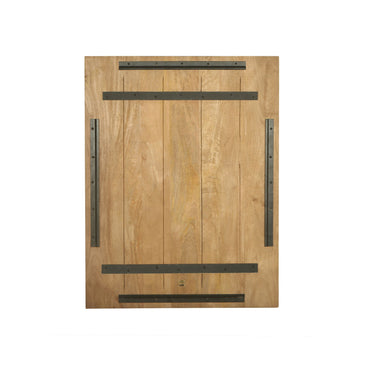 Wandpaneel – Natürliches Design, Rechteckige Form, Mangoholz Material, Natur, S – Mattin | PTMD