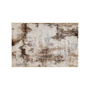 Teppich – Antikes Design, Rechteckige Form, Dunkelbraune Oberfläche, S – Mirle | PTMD