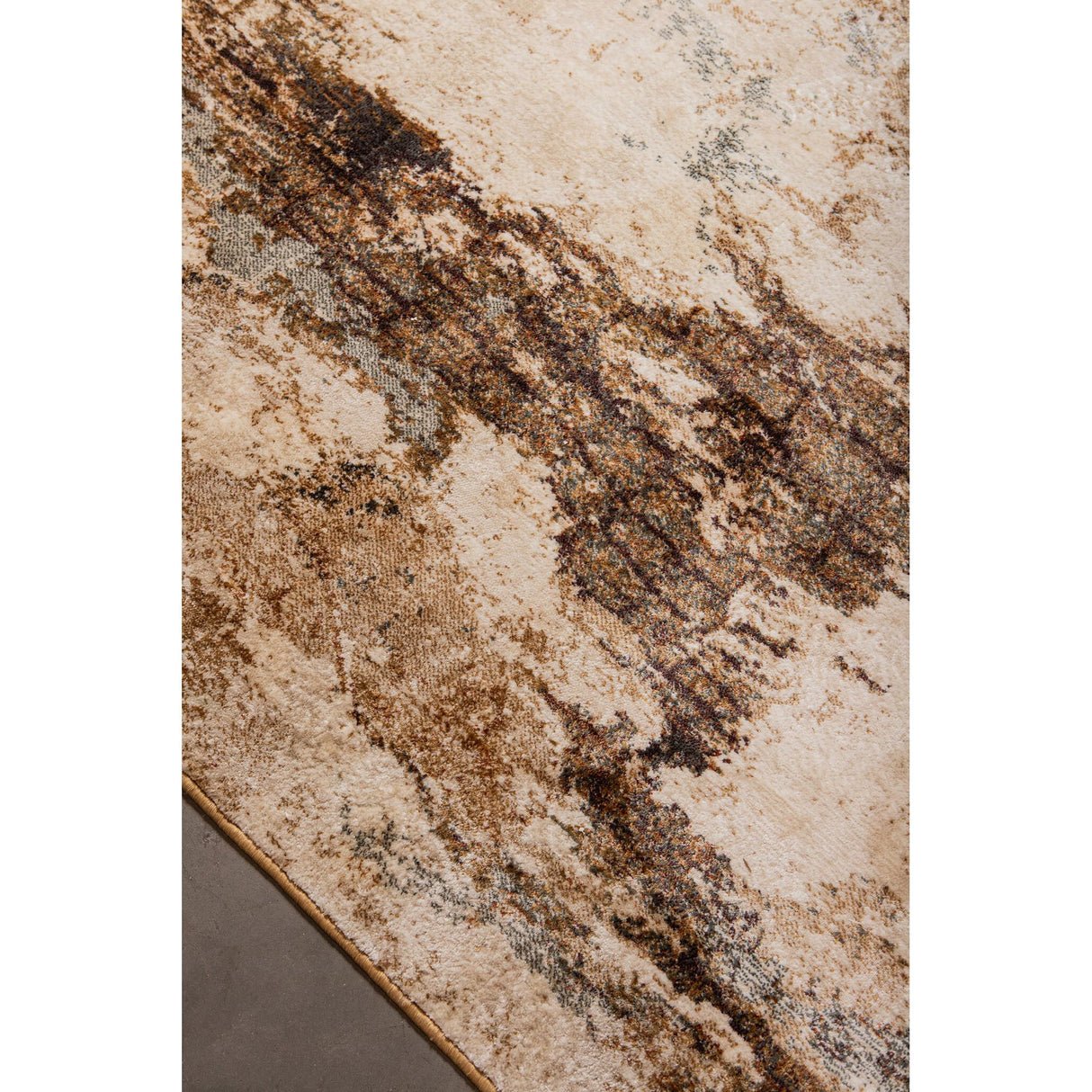 Teppich – Antikes Design, Rechteckige Form, Dunkelbraune Oberfläche, M – Mirle | PTMD