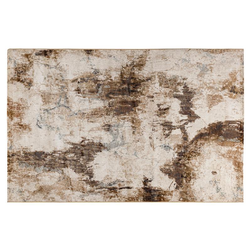 Teppich – Antikes Design, Rechteckige Form, Dunkelbraune Oberfläche, L – Mirle | PTMD
