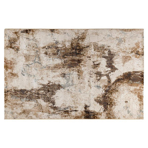 Teppich – Antikes Design, Rechteckige Form, Dunkelbraune Oberfläche, L – Mirle | PTMD