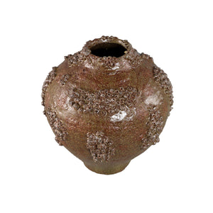 Vase – Keramik Material, Raue Oberfläche, Korallen Design, Grün ,M – Deisy | PTMD