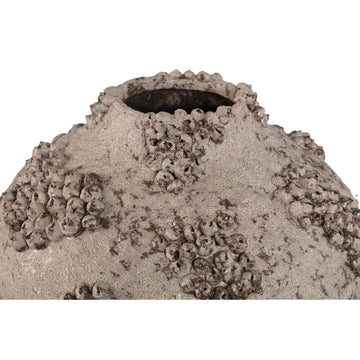 Vase – Beige Surface, Jug Shape, Rough Coral Structure, Ceramic Material, S – Deisy | PTMD
