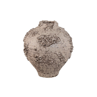 Vase – Keramik Material, Raue Oberfläche, Korallen Design, Beige, L – Deisy | PTMD