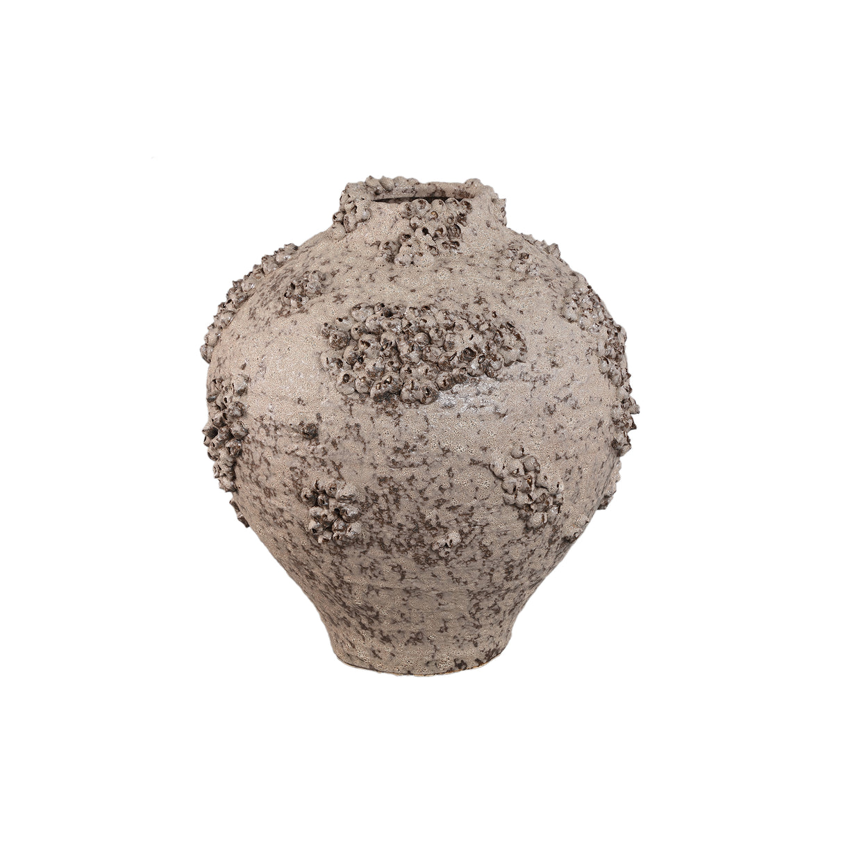 Vase – Keramik Material, Raue Oberfläche, Korallen Design, Beige, L – Deisy | PTMD