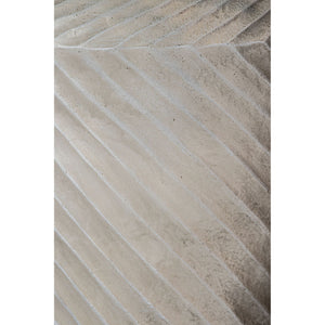 Pot – beige surface, wave pattern, round shape, handcrafted – Nikol | PTMD