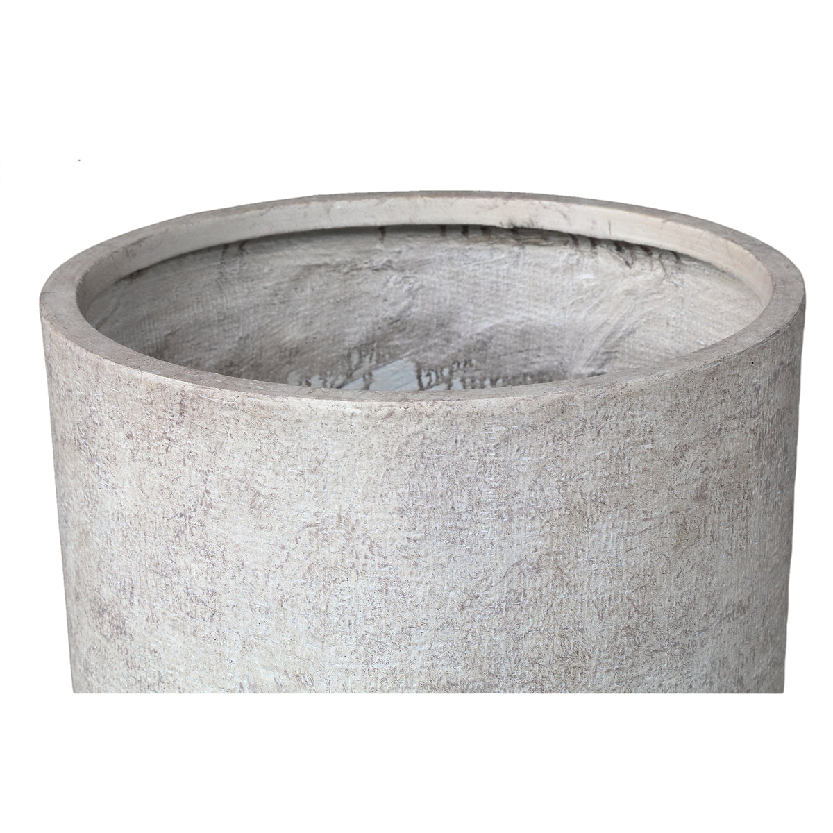 Topf – Antik Design, Raue Oberfläche, GRC Material, Beige , Hoch – Salah | PTMD