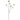 Artificial Branch – White Angelica Flower Spray, Polyester Fabric, Semi-Handmade | PTMD