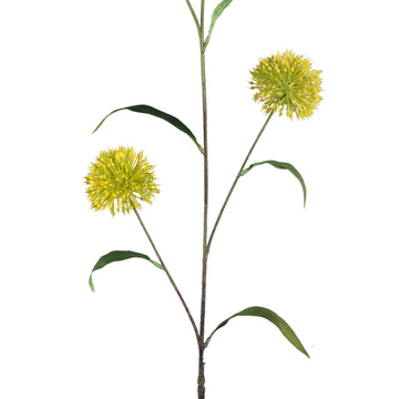 Gartenblume - Gelbes Allium Spray, Kunststoff, Coating-Beschichtung | PTMD