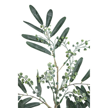 Blätterpflanze – Dunkelgrüner Eukalyptus-Spray mit Samen aus Kunststoff | PTMD