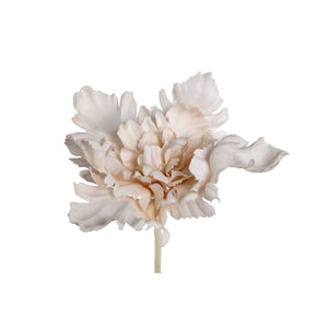 Tulip Flower - Cream Spider Tulip Stem, Polyester Fabric, Semi-Handmade | PTMD