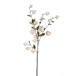 Garden Flower - Cream Chinese Lantern Spray, Metal, Plastic, canvas| PTMD