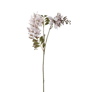 Garden Flower - Cream Cardinal Flower Spray, Metal, Plastic, Canvas | PTMD