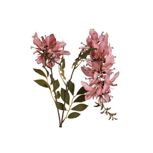 Garden flower - Rose Cardinal Flower Spray, Metal, Plastic, Canvas | PTMD