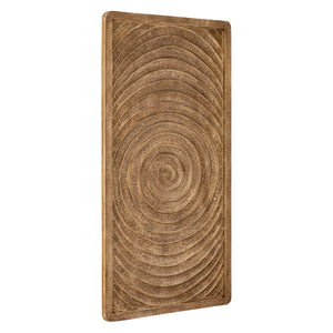 Wandpaneel – Geschwungenes Rahmen Design, MDF Konstruktion, Beiger Farbton, Rechteckige Form, Hoch – Lula | PTMD