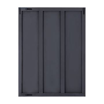 Wandpaneel – Wellenmuster Design, Rechteckige Form, MDF Material, Bronze, S – Seline | PTMD