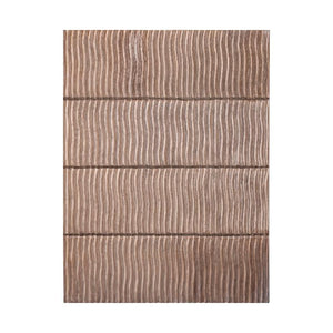 Wall Panel – Wave Stripe Layer Design, MDF Construction, Bronze Tone, Textured Surface, S – Seline | PTMD