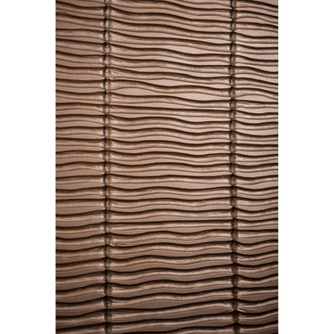 Wall Panel – Wave Stripe Layer Design, MDF Construction, Bronze Tone, Textured Surface, S – Seline | PTMD