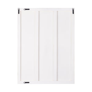 Wandpaneel – Wellenmuster Design, Rechteckige Form, MDF Material, Weiß, S – Seline | PTMD