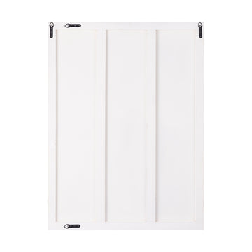 Wandpaneel – Wellenmuster Design, Rechteckige Form, MDF Material, Weiß, S – Seline | PTMD