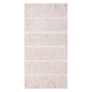Wall Panel – Wave Stripe Layer Design, MDF Construction, White Color, Textured Surface, L – Seline | PTMD