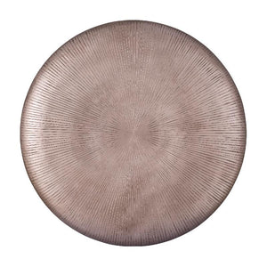 Wandpaneel – Dickes Rundstreifen Design, MDF Konstruktion, Bronze Farbton, Strukturierte Oberfläche, L – Toran | PTMD