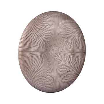 Wandpaneel – Dickes Rundstreifen Design, MDF Konstruktion, Bronze Farbton, Strukturierte Oberfläche, M – Toran | PTMD