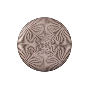 Wandpaneel – Dickes Rundstreifen Design, MDF Konstruktion, Bronze Farbton, Strukturierte Oberfläche, S – Toran | PTMD