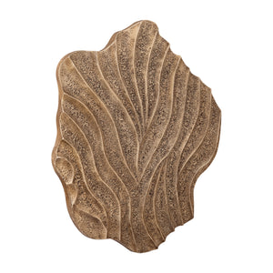 Wall Panel – Wavy Organic Design, MDF Construction, Beige Tone, Structured Surface, L – Abbie | PTMD