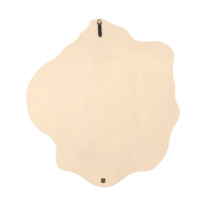 Wall Panel – Wavy Organic Design, MDF Construction, Beige Tone, Structured Surface, L – Abbie | PTMD