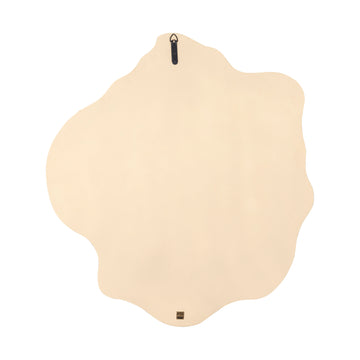 Wall Panel – Wavy Organic Design, MDF Construction, Beige Tone, Structured Surface, L – Abbie | PTMD