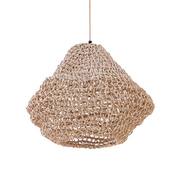 Hängelampe – Seildesign, Kugelform, Papiermaterial, Natur, S – Dayo | PTMD