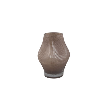 Vase – Wellen Design, Glas Material, Creme, S – Caruso | PTMD