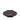 Blumentopf aus gegossenem Aluminium in Dunkelbraun mit Rippendesign, Stone-Wash-Finish, M – Kody | PTMD