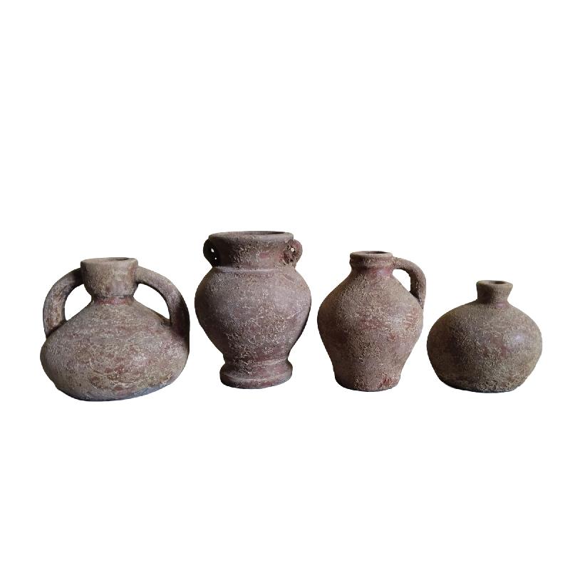 Flower pot – Brown Color, Decorative Design, Terracotta Ceramic – Shironda | PTMD