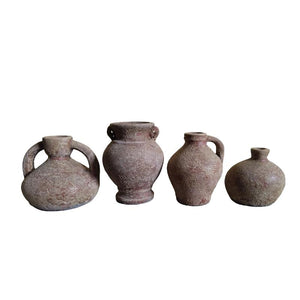 Flower pot – Brown Color, Decorative Design, Terracotta Ceramic – Shironda | PTMD
