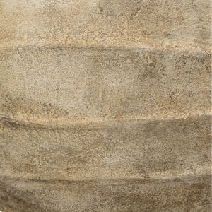 Pot - beige surface, wave pattern, round shape - Ravi | PTMD