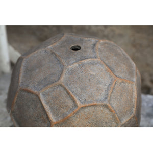 Vase – Beige Farbe, Kreis Design, Zement Material, S – Julis | PTMD