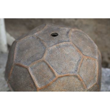Vase – Beige Color, Circle Design, Cement Material, L – Julis | PTMD