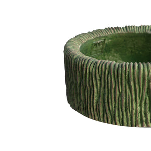 Bowl – Round Shape, Stripe Pattern, Moss Green Color, S – Jacyln | PTMD